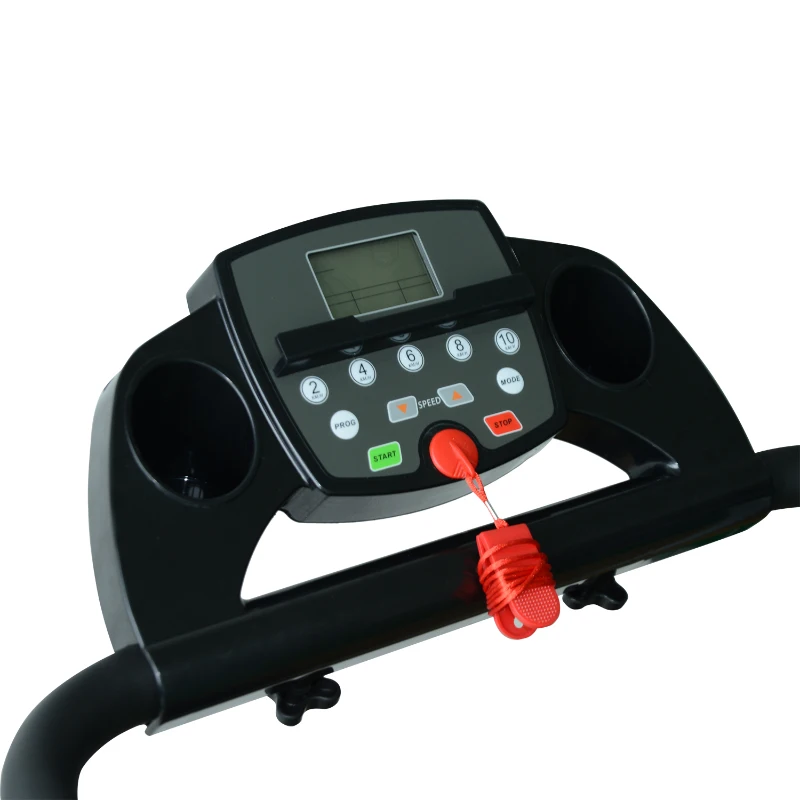 HOMCOM Electric Motorized Treadmill W/LCD Display-Black