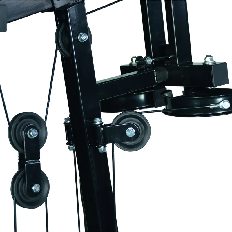 HOMCOM fitness-station krachtstation multigym fitnesscentrum fitnessapparaat pull-down leg curl