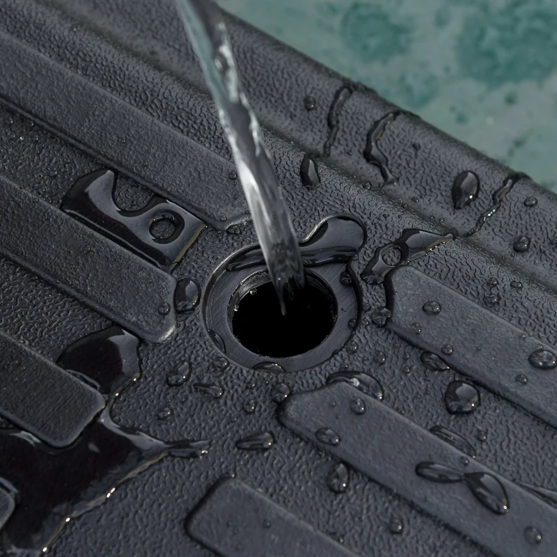 Basketbalstaander basketbalring staander met 2 wielen, 262-310 cm verstelbaar