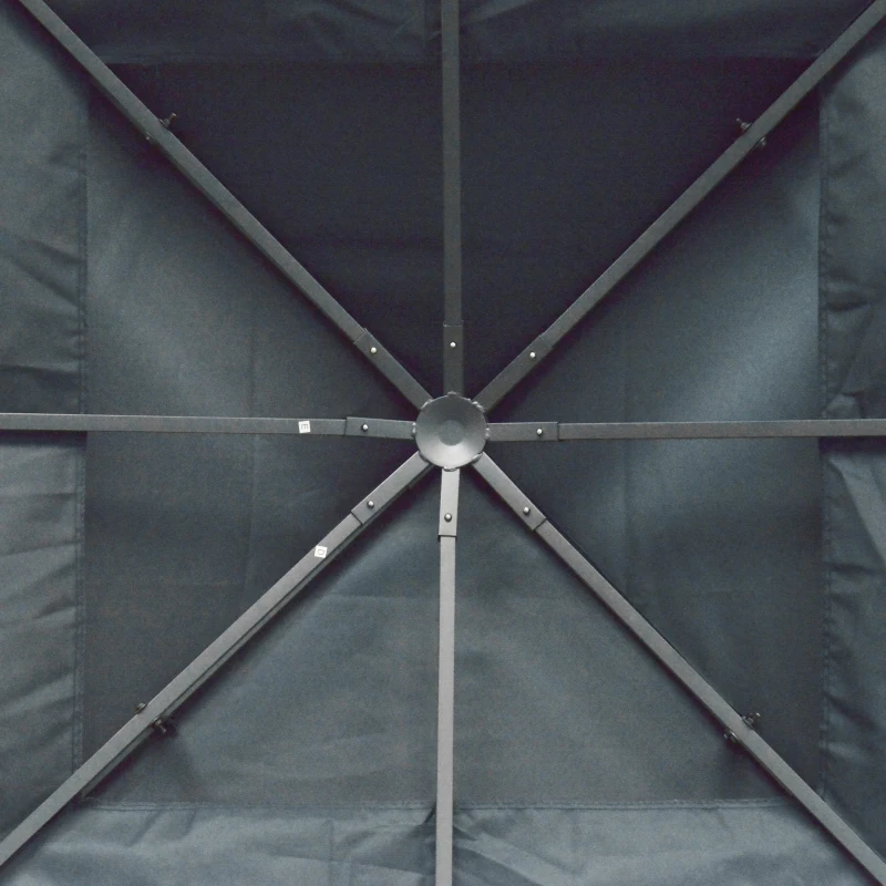 Vervangend dak voor metalen tuinpaviljoen paviljoen partytent tuintent 3x3
