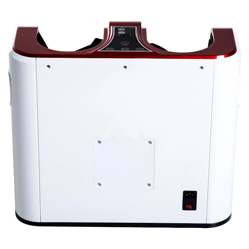 HOMCOM Automatic Heated Electric Foot Massager-Red/White/Black