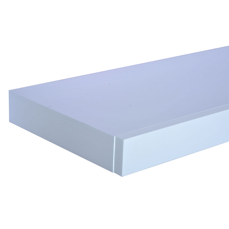 wandstelling wandplank met schuiflade hangplank boekenplank opbergruimte wit 3 maten