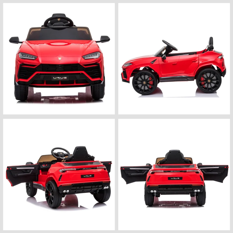 HOMCOM Lamborghini Urus 12V Kids Electric Ride On Car Toy w/ Remote Control