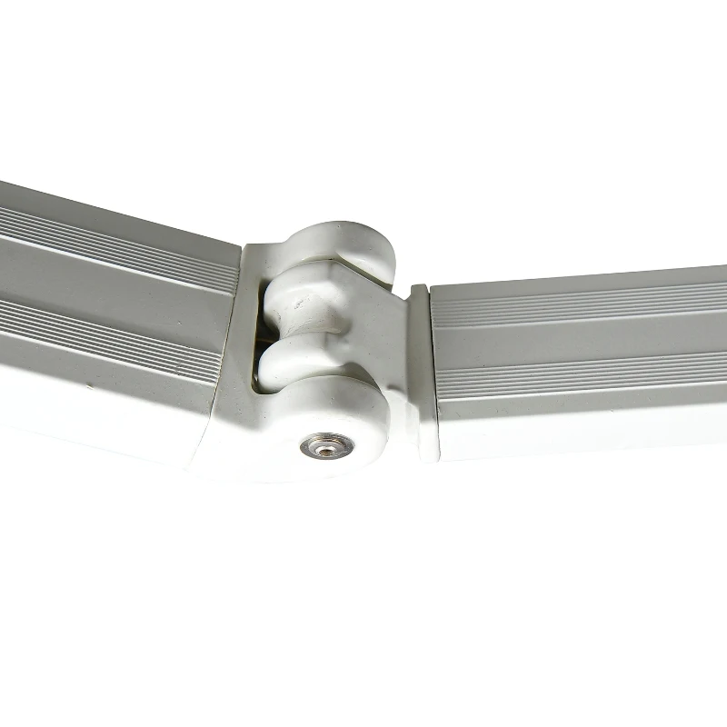 Outsunny Manual Retractable Awning, size (4m x3m)-Grey