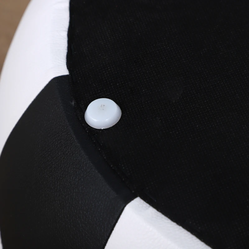 HOMCOM kinderbank in voetbal-design Kinderkruk met opbergruimte Kinderstoel