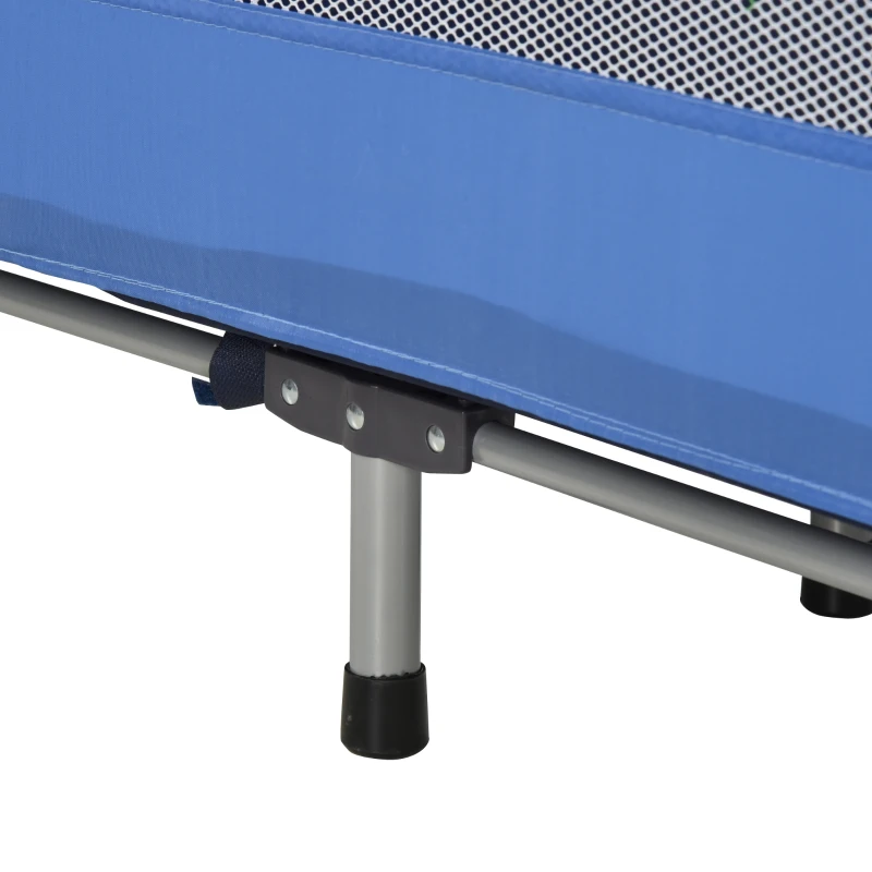 inklapbaar reisbed voor kinderen campingbedmatras inklapbaar babybed met wielen blauw