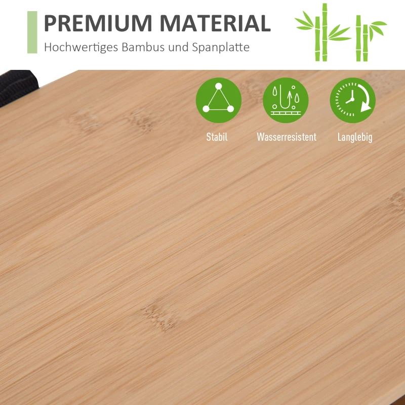 HOMCOM badkamerkast met open plank,