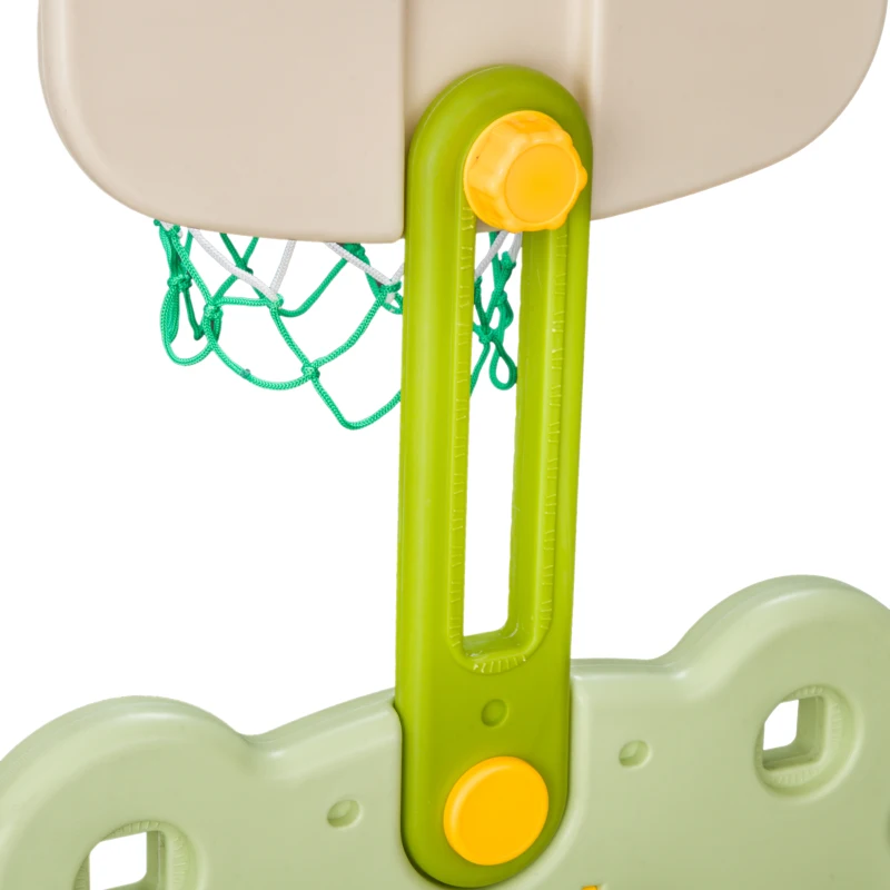 2-in-1 voetbal basketbal voetbaldoel basketbalmand kinderen speelgoed bal groen