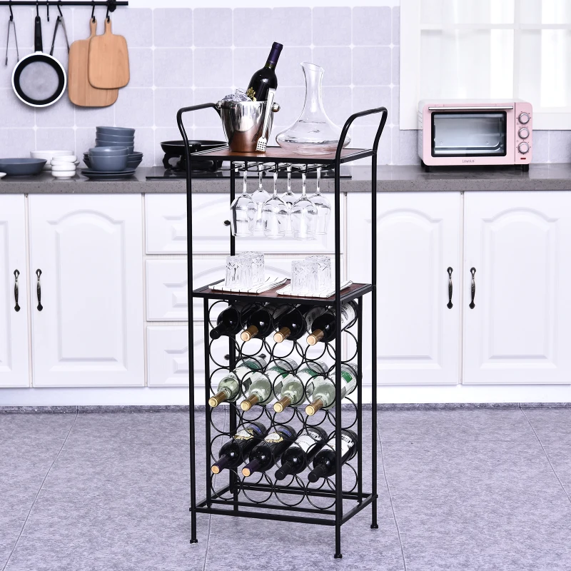 Outsunny® verhoogd bed, bloembak, bloempot met plank, irrigatie, rotan bruin 70 x 30 x 72 cm