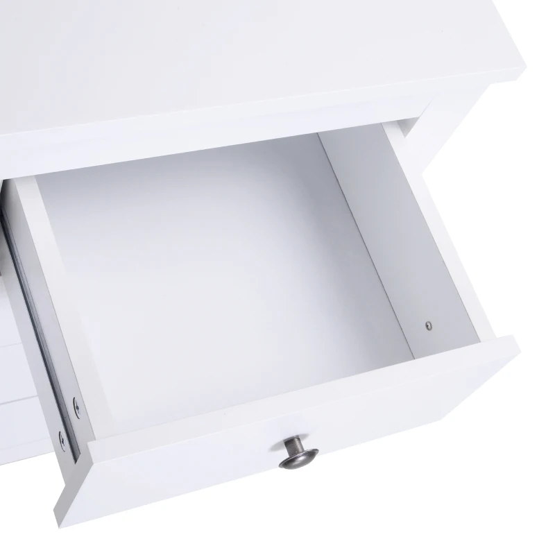 HOMCOM Ladekast met 5 lades commode dressoir kast MDF + spaanplaat