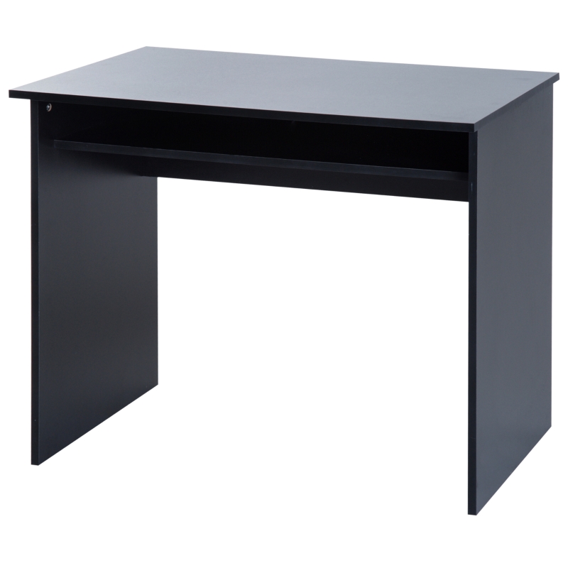 HOMCOM Workstation, 50Lx90Wx74H cm-Black