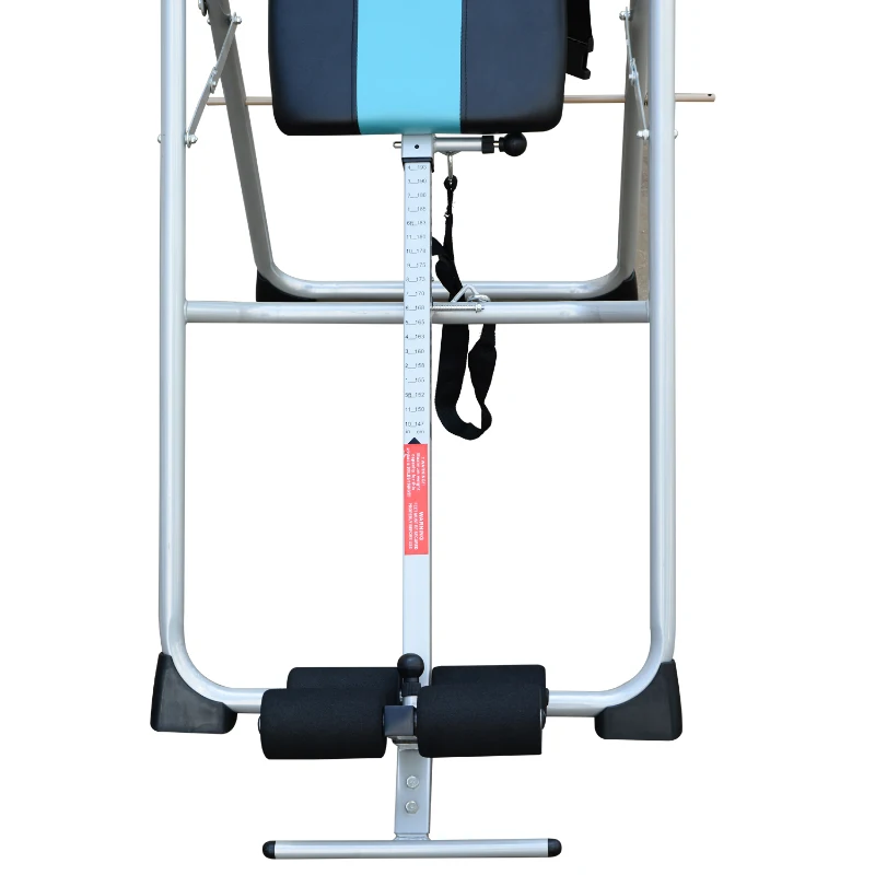HOMCOM Foldable Gravity Inversion Table AB Exercise Bench Back Therapy Home Fitness Bench, Multi