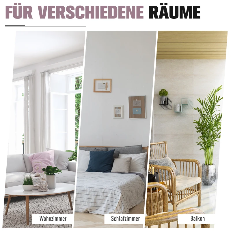 HOMCOM moderne schommelstoel ligstoel linnen schuimstof metaal beuken lila