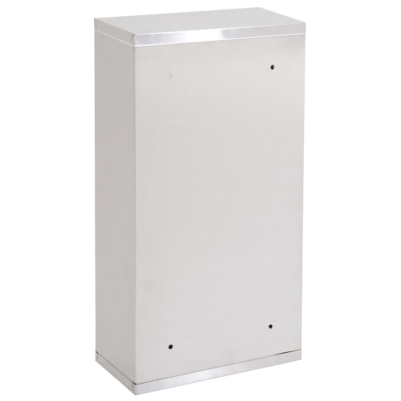 HOMCOM Medicijnkastje 3 vakken medicijnkastje medicijnkastje huisapotheek rvs