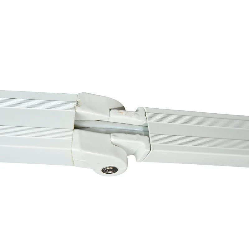 Outsunny Manual Retractable Awning, size (4m x3m)-Grey