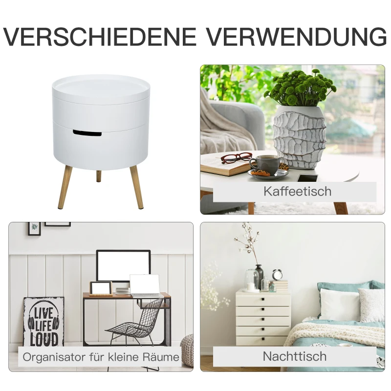 HOMCOM badkamermeubel met in hoogte verstelbare plank badkamermeubel met jalouziedeur hoge badkamerkast MDF spaanplaat wit 34 x 20 x 165 cm