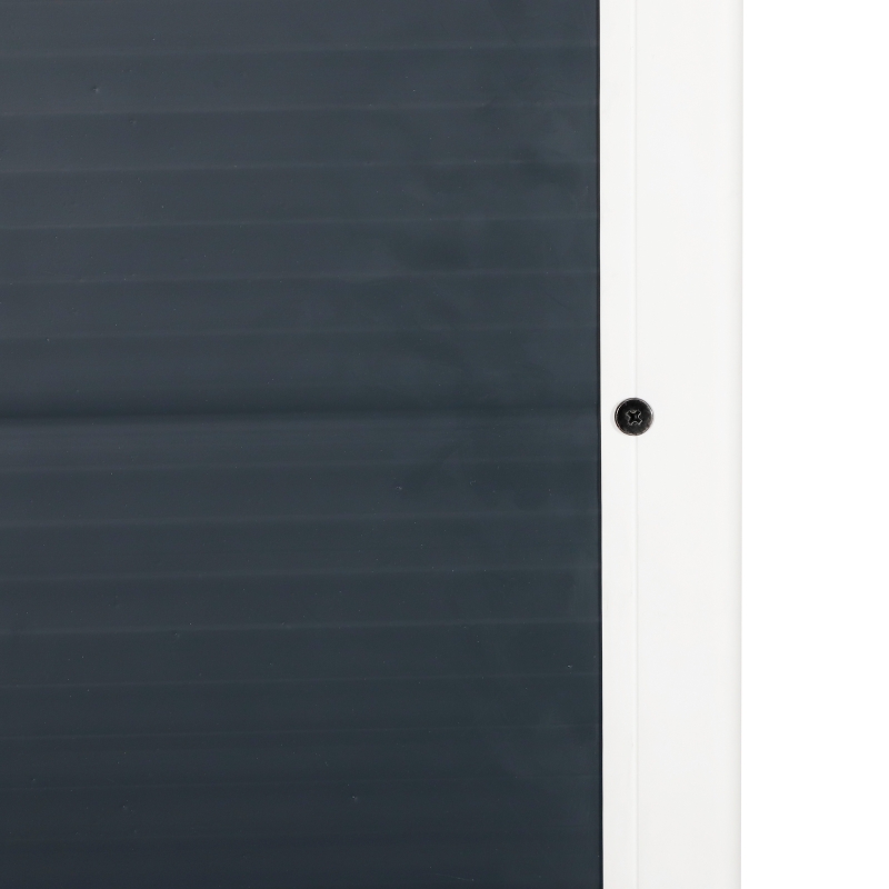Outsunny 226x190cm Garden Shed Outdoor Storage 2 Doors Latch Air Vent WIndow Grey