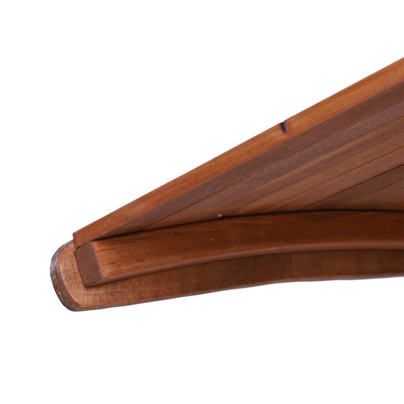 Outsunny 3-Seater Spruce Wood Swing Chair Bench