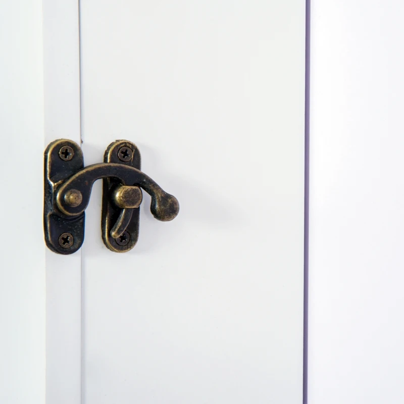 HOMCOM 2-in-1 sieradenkast wandspiegel spiegelkast sieraden ladekast spiegel