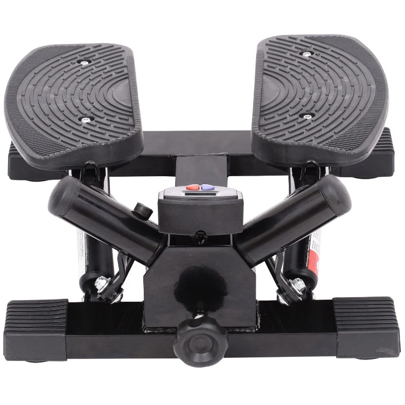 HOMCOM mini stepper sidestepper fitness hometrainer inclusief trainingsbanden