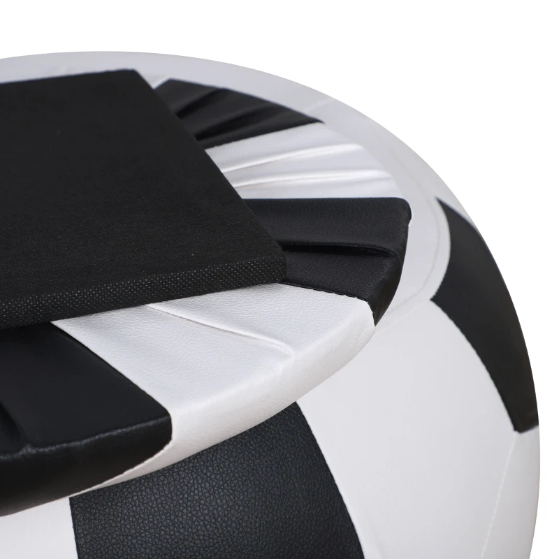 HOMCOM kinderbank in voetbal-design Kinderkruk met opbergruimte Kinderstoel