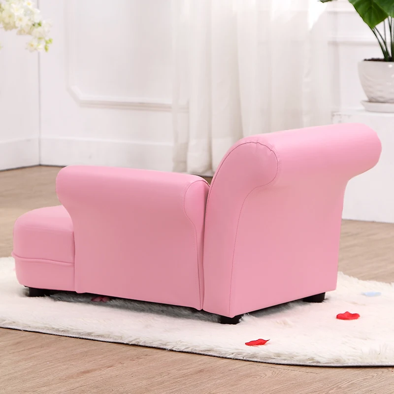 Kinderbank bank kinderstoel kinderkamer zachte bank meubelen chaise longue bank roze