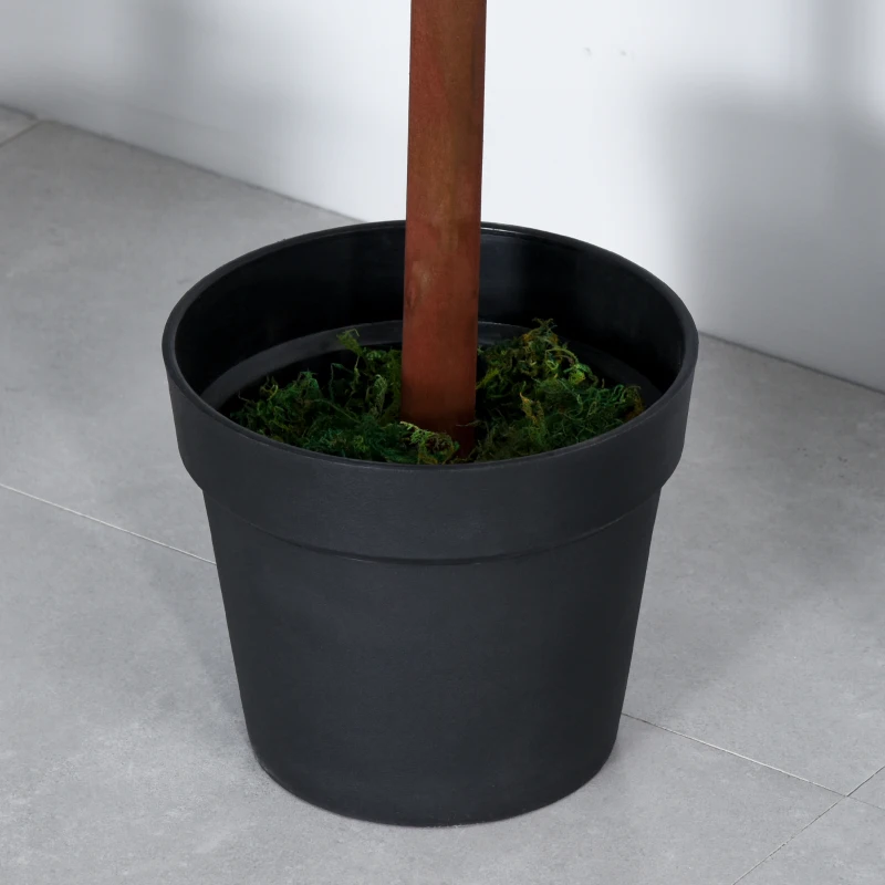 Outsunny Set of 2 Artificial Pine Trees Fake Ceder Plant Potted Home Office Décor, 120cm