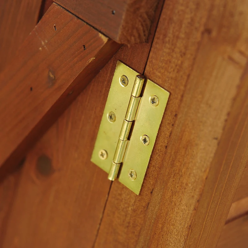 Outsunny Garden Shed Double Door Storage Cabinet