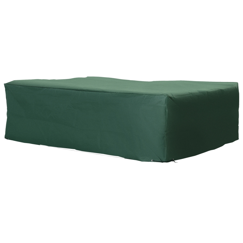 Outsunny Protective Rattan Furniture UV Rain Cover for Garden Wicker