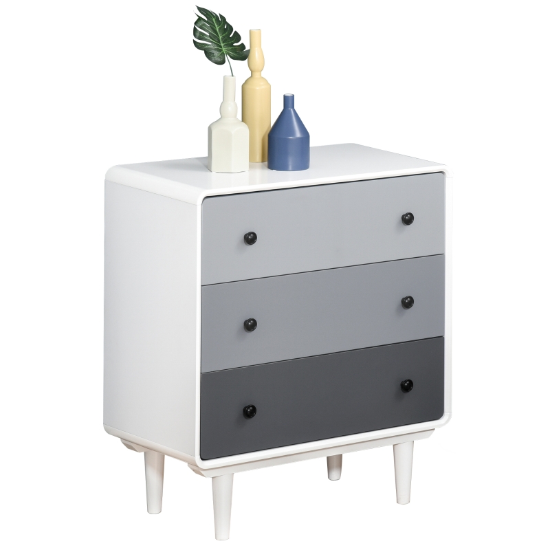 Kantoorkast met 3 schuiflades ladekast MDF hout