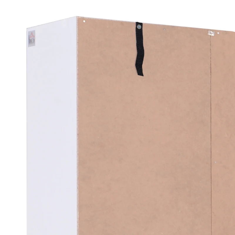 HOMCOM 4-Door Kitchen Display-White