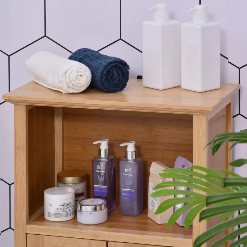 HOMCOM badkamerkast met open plank,