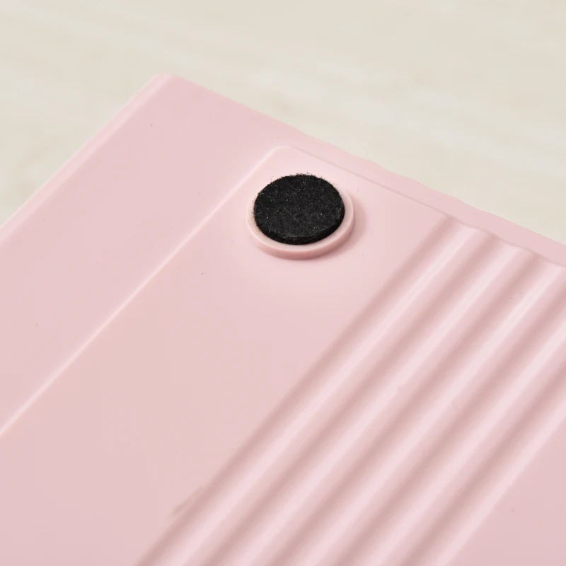 PawHut Kattentoilet kattenbak met opvangbak, schep, inklapbaar ABS