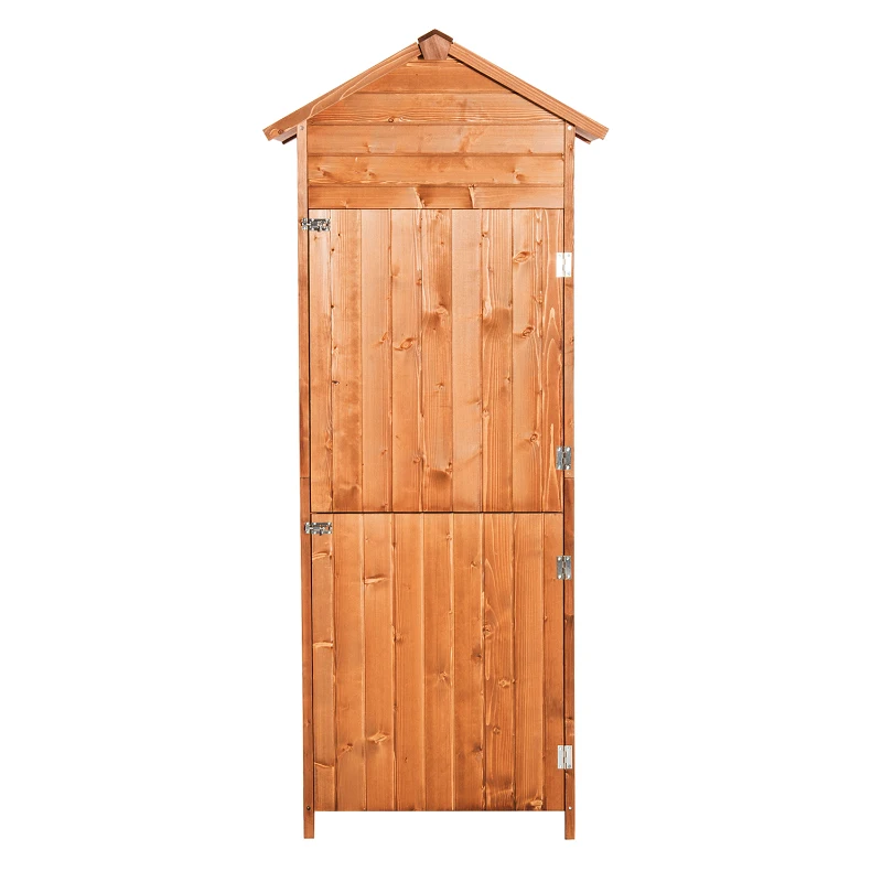 Outsunny Wooden Garden Shed & Storage