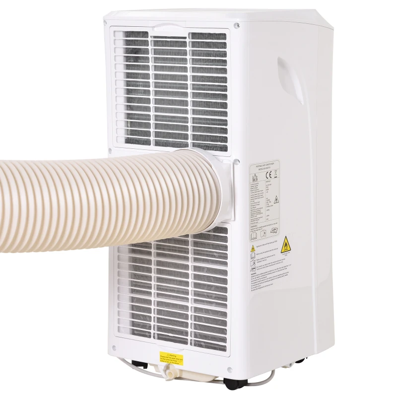 HOMCOM Mobiele airconditioning 3-in-1 airconditioner ontvochtiging 2,6 kW afstandsbediening ABS
