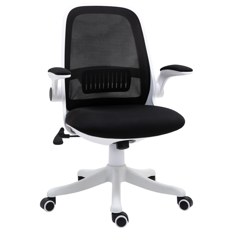 Vinsetto Nylon Mesh Cushioned Office Chair Black