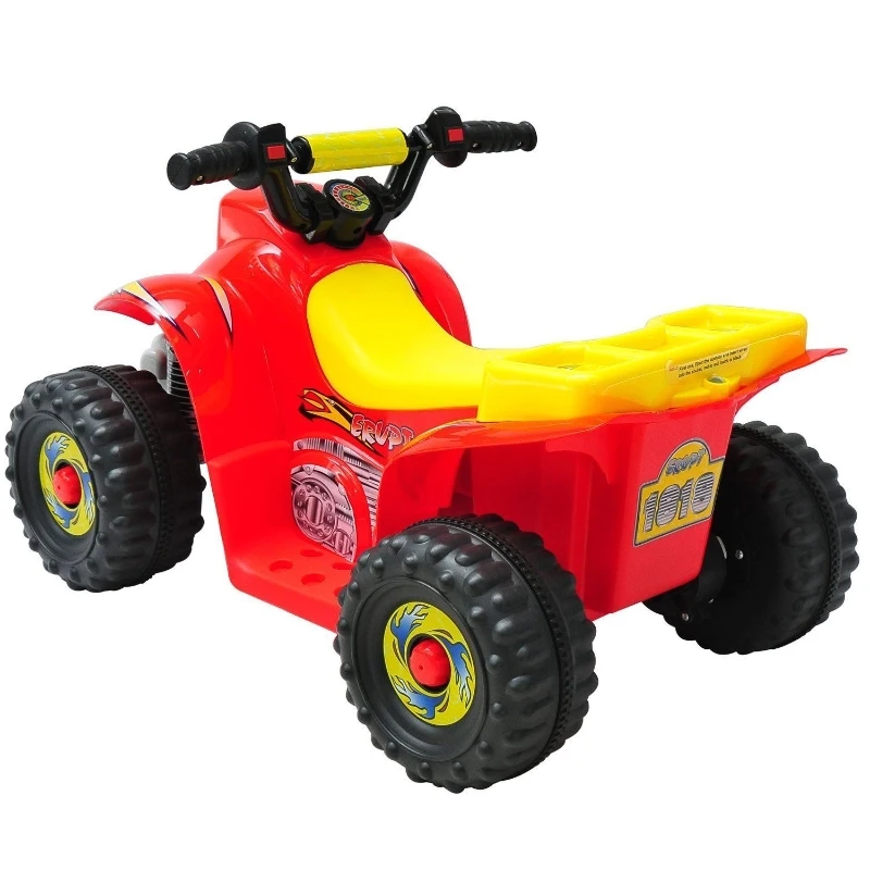 HOMCOM Elektroquad kinderquad elektrische kinderauto elektrische motor motorfiets rood