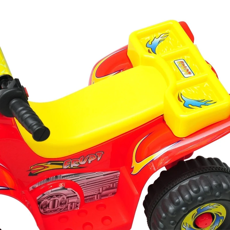 HOMCOM Elektroquad kinderquad elektrische kinderauto elektrische motor motorfiets rood