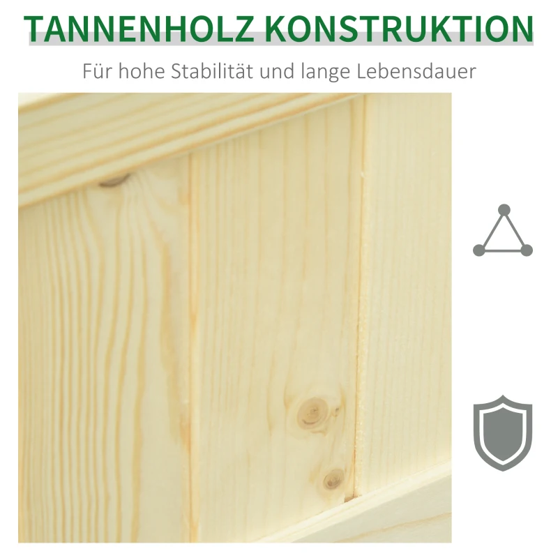 plantenbak groentebed vurenhout tuin terras balkon, natuurlijk