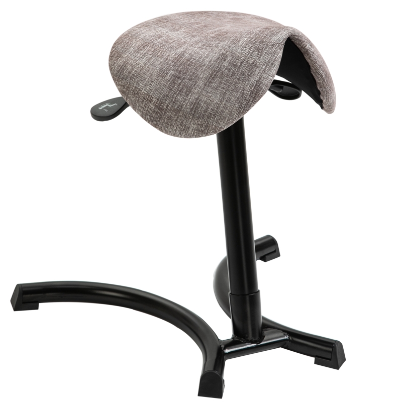 HOMCOM® Sattelhocker Bürohocker Khaki