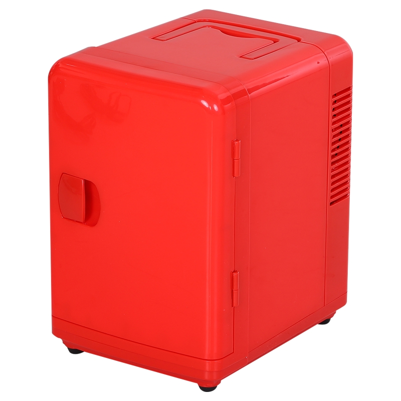 HOMCOM® Mini Kühlschrank Wärmebox 4 Liter Rot L28 x B20 x H30cm