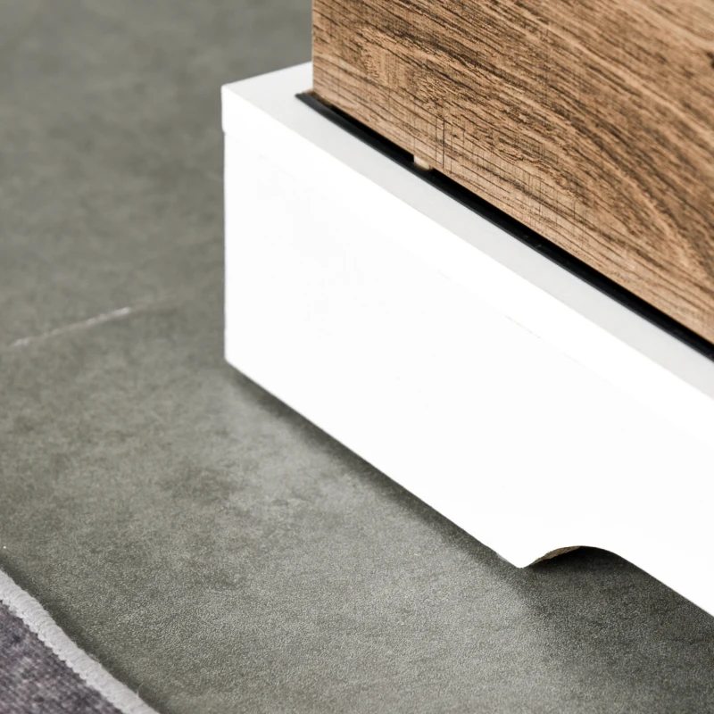 HOMCOM Schoenenbank zitbank 2-in-1 design met schoenenrek verborgen compartiment