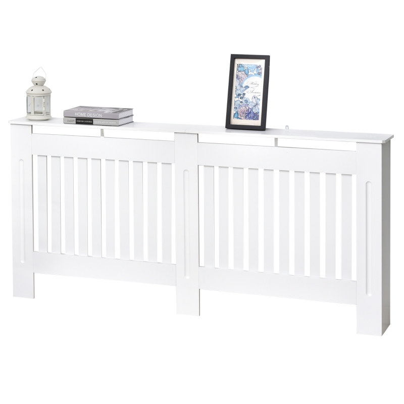 HOMCOM Heizkörperverkleidung Heizkörperabdeckung Heizungsverkleidung Heizkörper Radiator Cover Abdeckung (Modell2/172x19x81 cm)