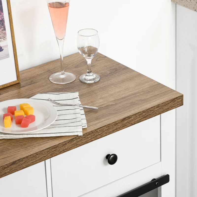 HOMCOM Schoenenbank zitbank 2-in-1 design met schoenenrek verborgen compartiment