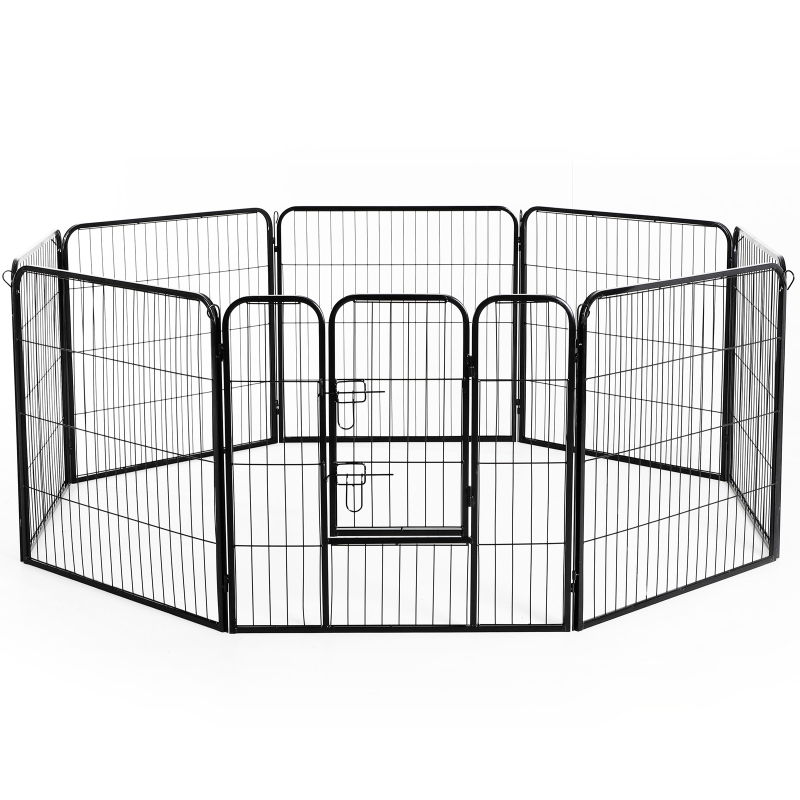 PawHut® Welpenauslauf Freilaufgehege für Kaninchen und Kleintiere 80x80 cm
