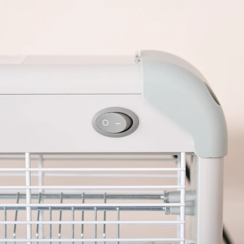 Outsunny Insectenverdelger muggenlamp beschermrooster LED 60 m² thuis 20 W