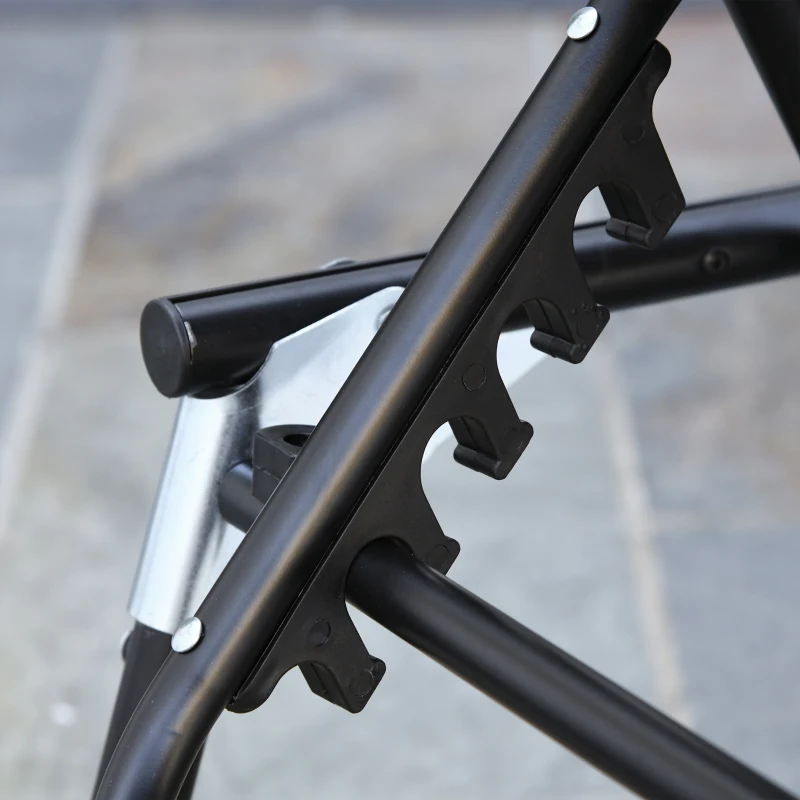 Outsunny ligstoel met dak aluminium ligstoel relax ligstoel verstelbaar Texteline inklapbaar