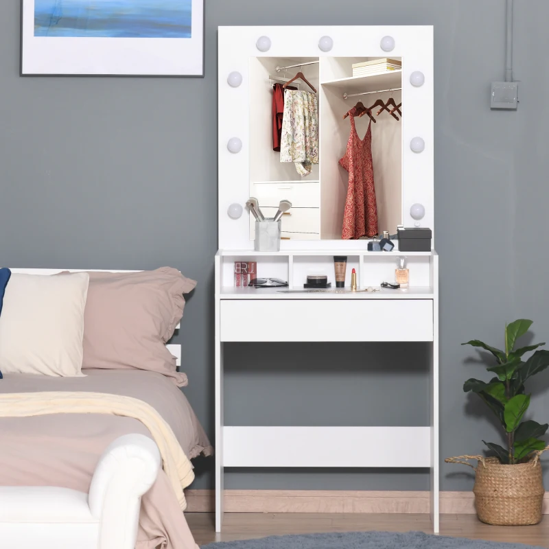 HOMCOM kast staande kast vrijstaande stelling boekenkast multifunctionele scheidingswand decoratieve kast