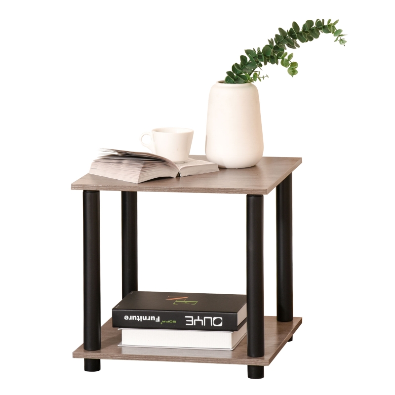 HOMCOM® Beistelltisch Betttisch Nachttisch Couchtisch für Wohnzimmer Spanplatte