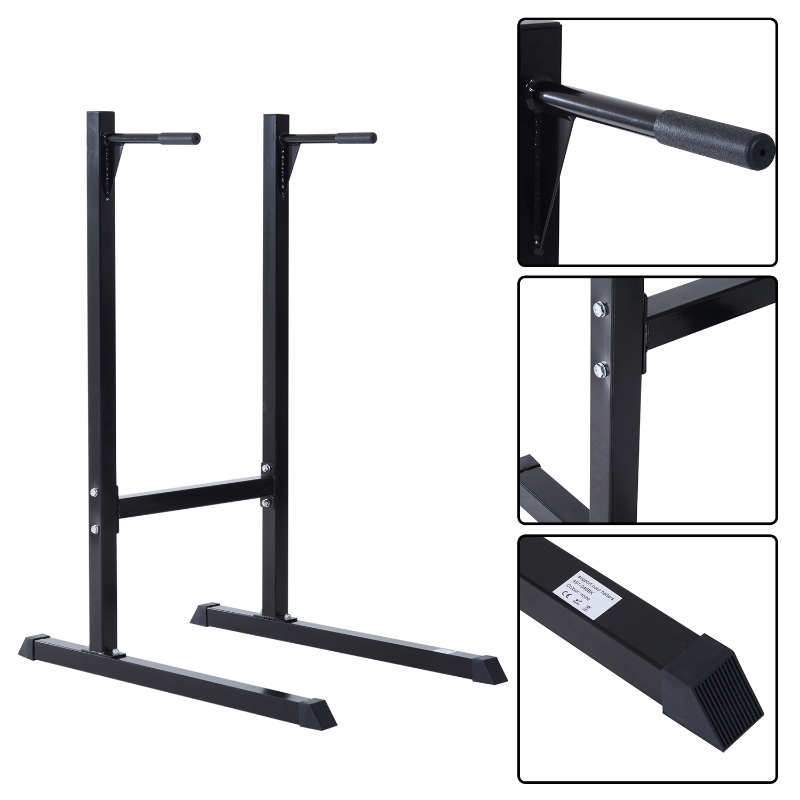 HOMCOM® Dipstation Dipständer Bauchtrainer Rückentrainer